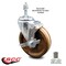 Service Caster 5 Inch High Temp Phenolic Wheel Swivel 3/8 Inch Threaded Stem Caster with Brake SCC-TS20S514-PHRHT-TLB-381615 - alternate 4